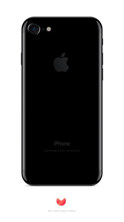 Black Iphone Back View Transparent Background PNG Images