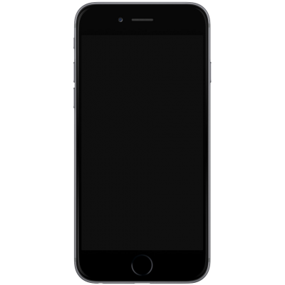 Flat Apple Black Iphone 7 Design Png Hd PNG Images