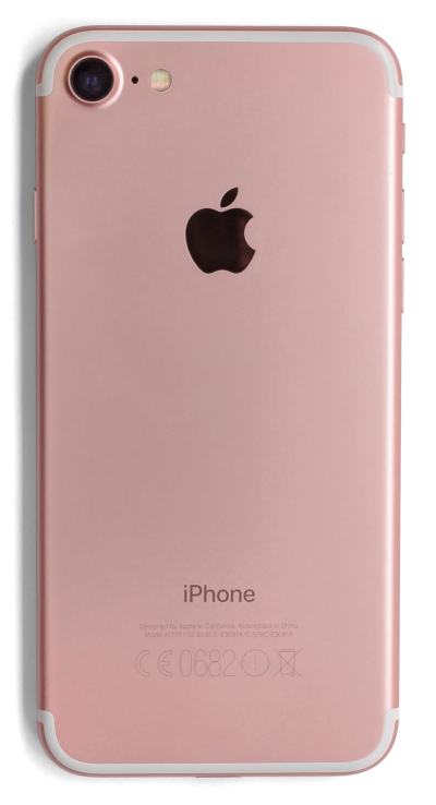 Iphone 7 Rose Gold Back View Png Free PNG Images