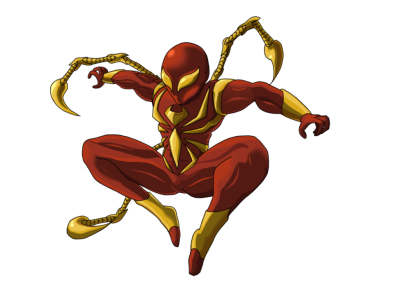 Iron Spiderman Vector PNG Images