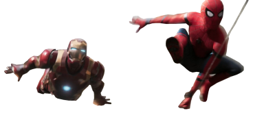 Iron Spiderman Vectors PNG Images