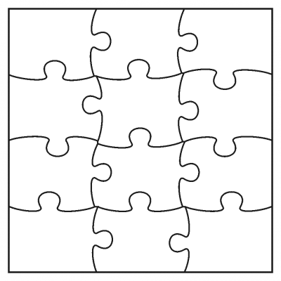 Jigsaw Puzzle PNG Vector Images with Transparent background ...