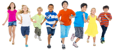 Children Running, Kids Clipart PNG File PNG Images