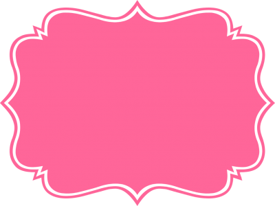 Pink Frame Cute Label Png Transparent PNG Images