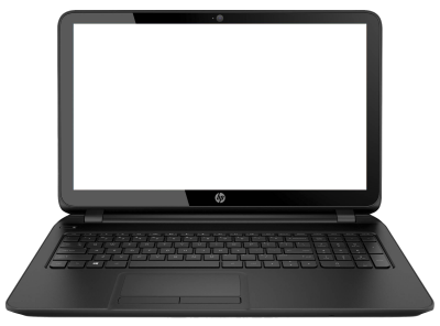 Black HP Laptop Transparent Background Images With Blank Screen PNG Images