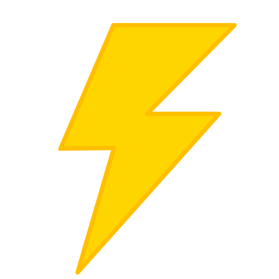 Yellow Lightning Clipart Png PNG Images