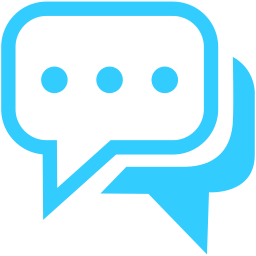 Blue Live Chat Hd Image PNG Images