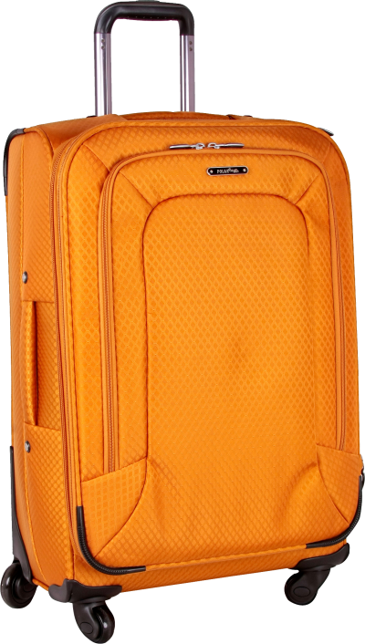 Orange Luggage High Quality Picture PNG Images