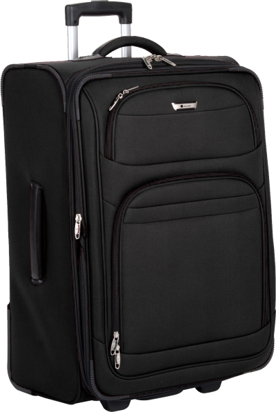 Elegant Black Luggage Transparent Picture PNG Images