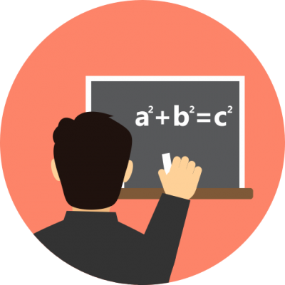 Digital Student Doing Operations Math Transparent Clipart PNG Images