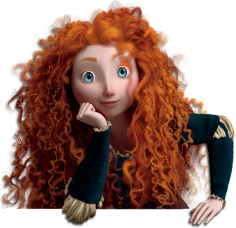 Rise Of The Brave Tangled Dragons Merida Png PNG Images