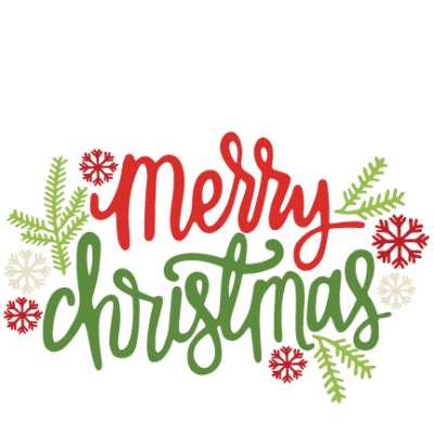 Merry Christmas Title Svg Scrapbook Cut File Cute Clipart PNG Images