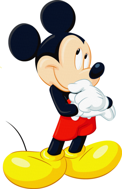 Thinking Mickey Mouse Picture HD PNG Images