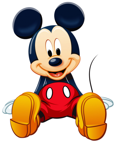 Sitting Baby Mickey Mouse Clipart HD Background PNG Images