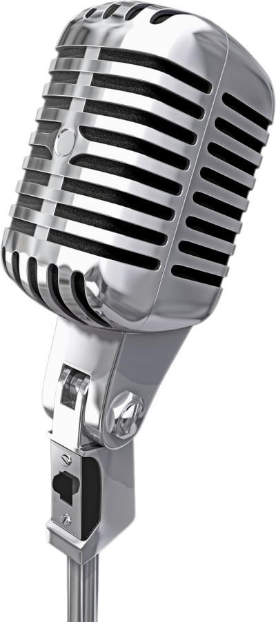Gray Singing Microphone Free Transparent PNG Images