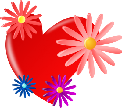 Red, Flower, Heart Mothers Day Pictures PNG Images