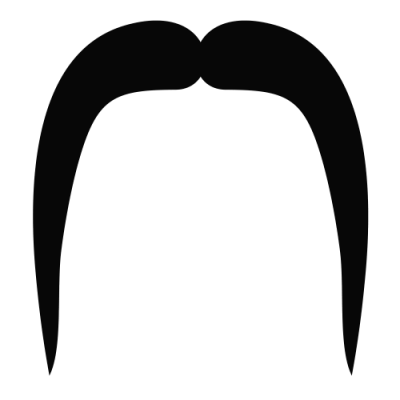 Straight Long Mustache Picture PNG Images
