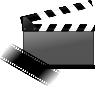 Black White Movie Transparent Background PNG Images