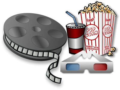 Popcorn And Drink Movie Png Strip PNG Images