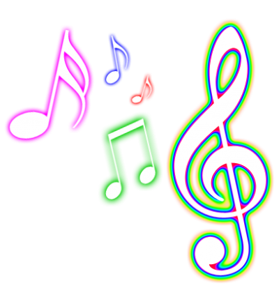 Colorful Musical Notes Png PNG Images