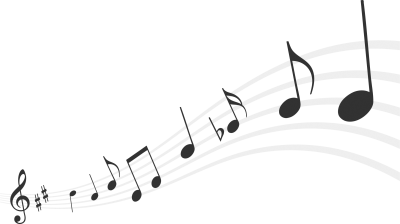 Dark New Music Notes Png PNG Images