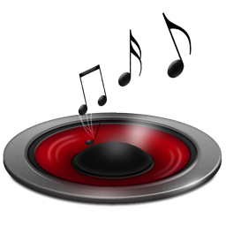 Music Diffused Red Icons Png PNG Images