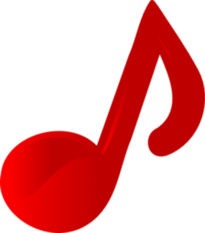 Music Note Red Images Clip Art PNG Images