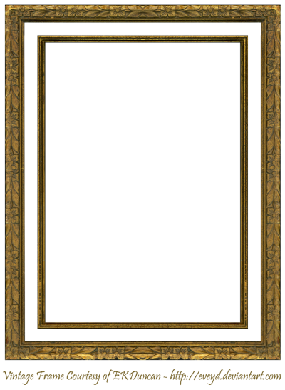 PNG Embroidered Brown Frame, Decorative, Photo Frame PNG Images