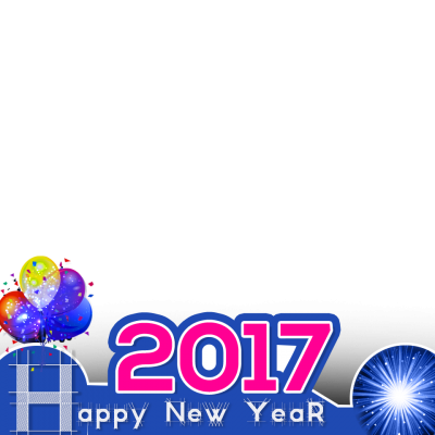 Blue Happy New Year 2017 Pictures PNG Images