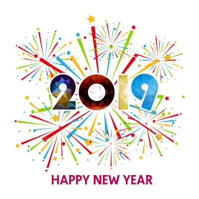 Ornament Design 2019 Happy New Year Free Png PNG Images