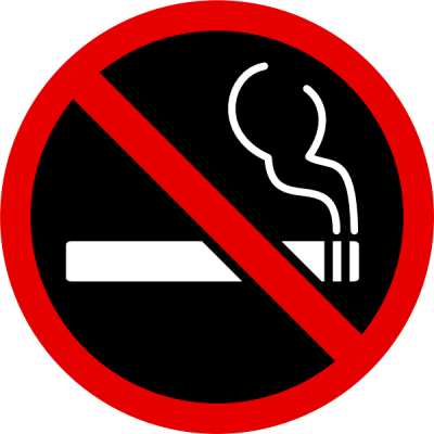 No Smoking Black Red PNG Images