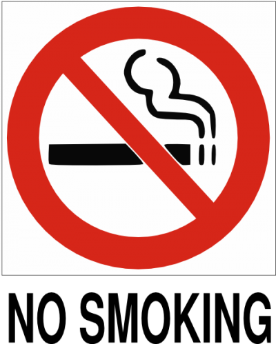 No Smoking With Text Clip Art PNG Images