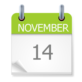 November 14 Calendar Png PNG Images