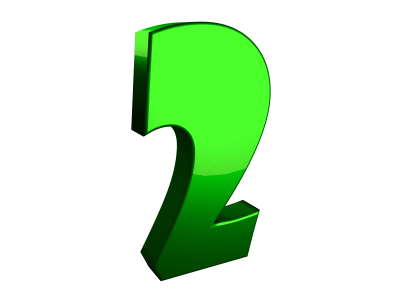 Green Numbers Two For Kids Hd Transparent, Green 2 Png PNG Images