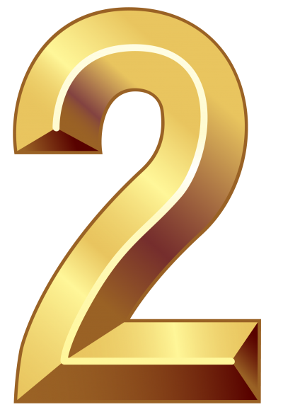 Two Number Free Transparent 2 PNG Images