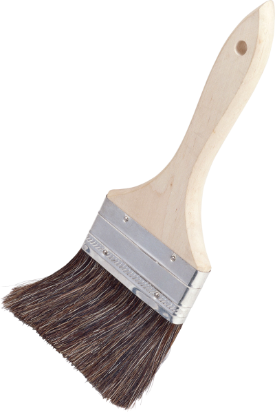 Old White Paint Type Brush Png PNG Images