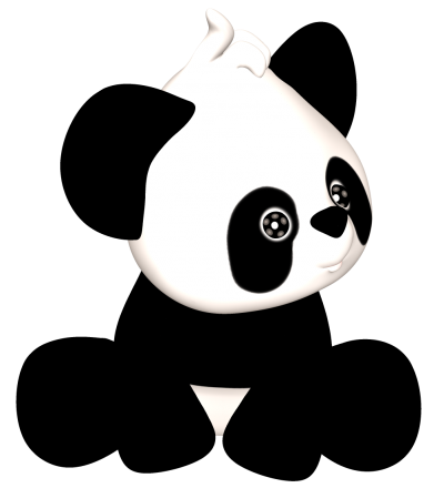 Baby Sitting Panda Clipart Backgorund Picture 275 Transparentpng