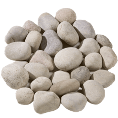 White Pebble Stones Transparent Png PNG Images