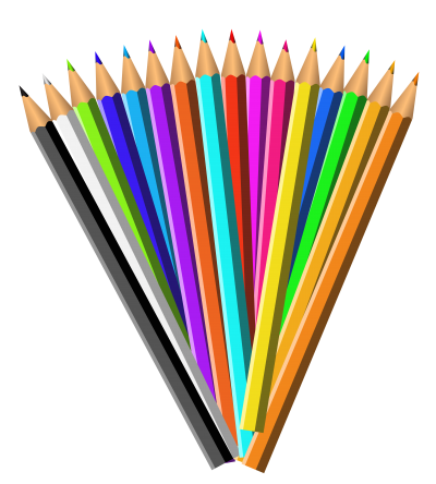Colorful Painting Pencil Transparent Free PNG Images
