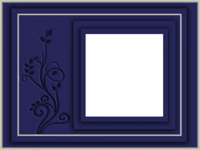 Photo Frame Hd Png Texture Blue PNG Images