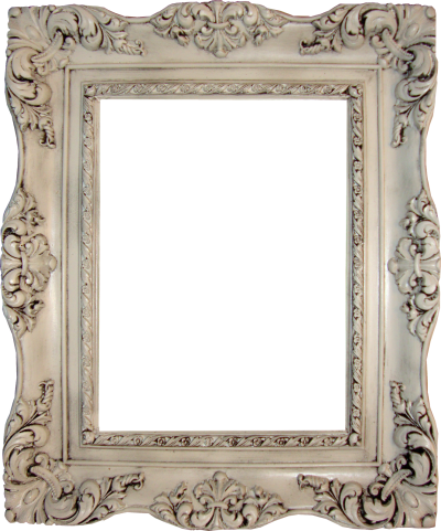 White Vintage Square Photo Frame Png Hd PNG Images
