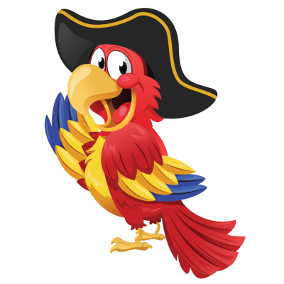 Parrot Pirate Transparent Background PNG Images
