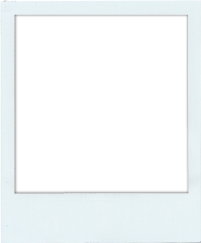 Blue Background Polaroid Frame Free Png PNG Images