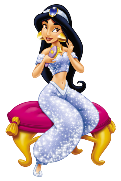 Princess Jasmine Sitting Picture PNG Images