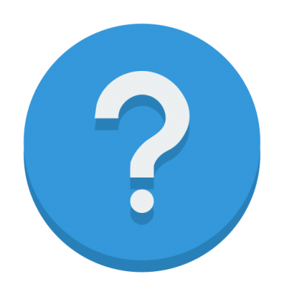 Small Blue Question icon PNG Images