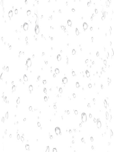 Капли дождя на прозрачном фоне для фотошопа