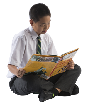 Reading Clipart Images, Chinese Boy, Magazine PNG Images