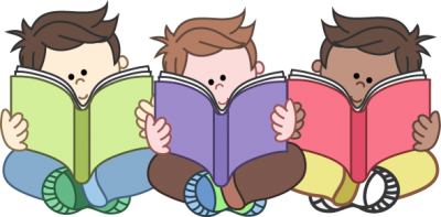Cartoon, Children Are Reading Png Transparent Free Download PNG Images