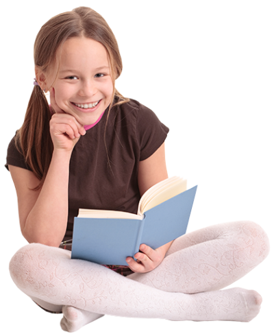Real Cute Books Girl Reading Png Clipart Photos PNG Images