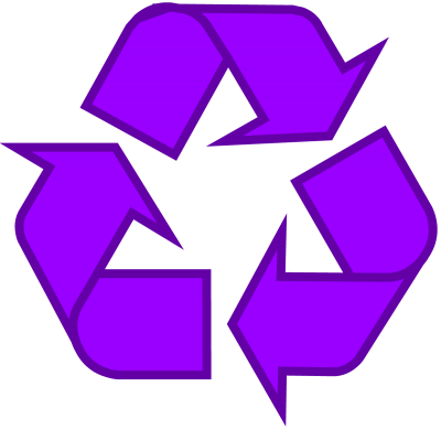 Purple Recycling Symbol Recycle Logo, Png PNG Images